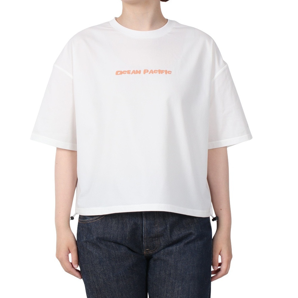 オーシャンパシフィック（Ocean Pacific）（レディース）水陸両用 ラッシュガード PEARTEX 2way TEE 525463WT