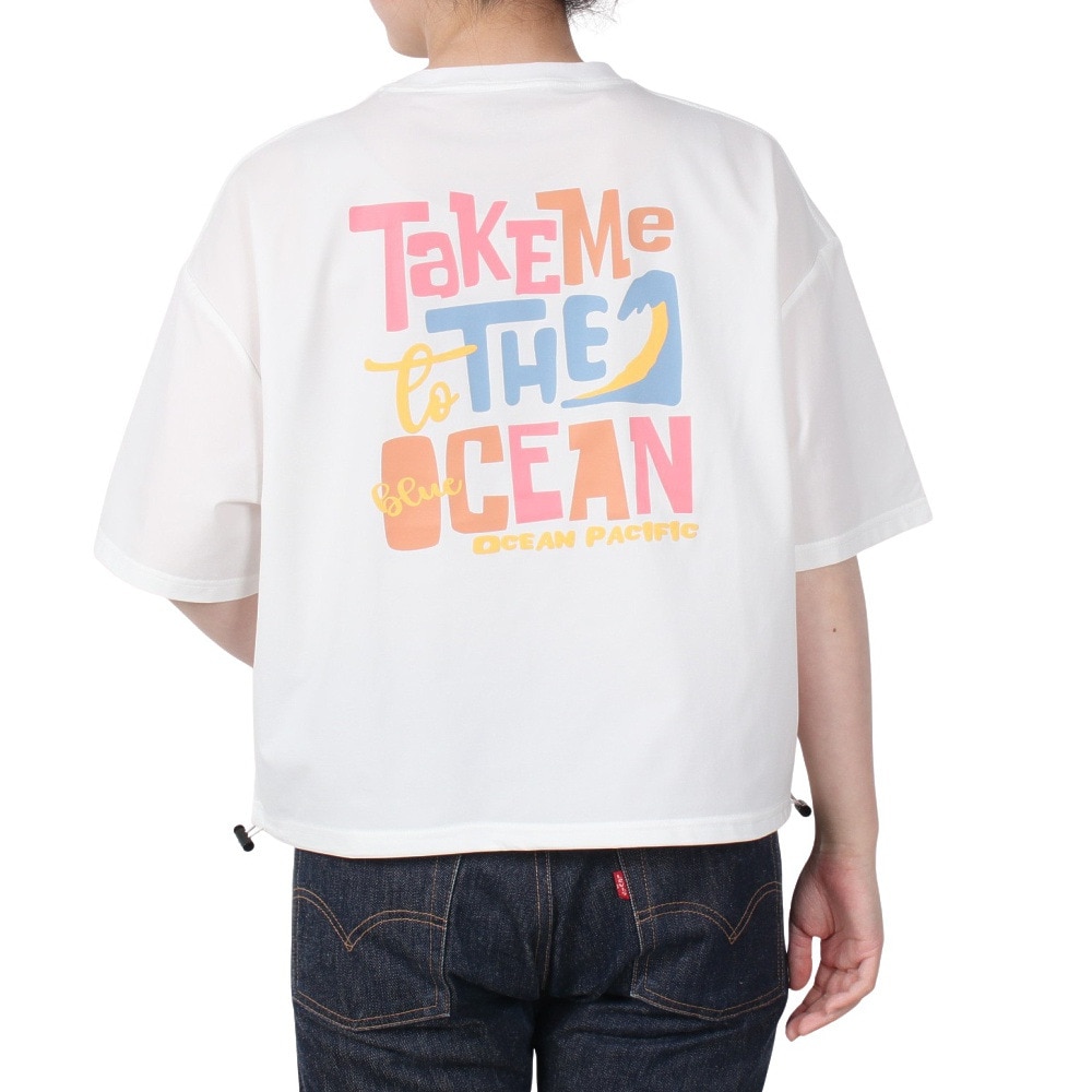 オーシャンパシフィック（Ocean Pacific）（レディース）水陸両用 ラッシュガード PEARTEX 2way TEE 525463WT