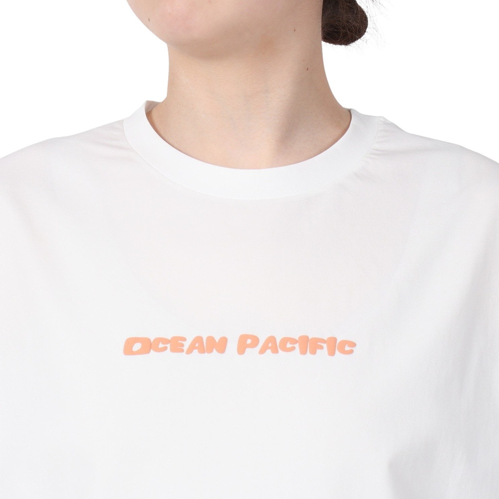 オーシャンパシフィック（Ocean Pacific）（レディース）水陸両用 ラッシュガード PEARTEX 2way TEE 525463WT