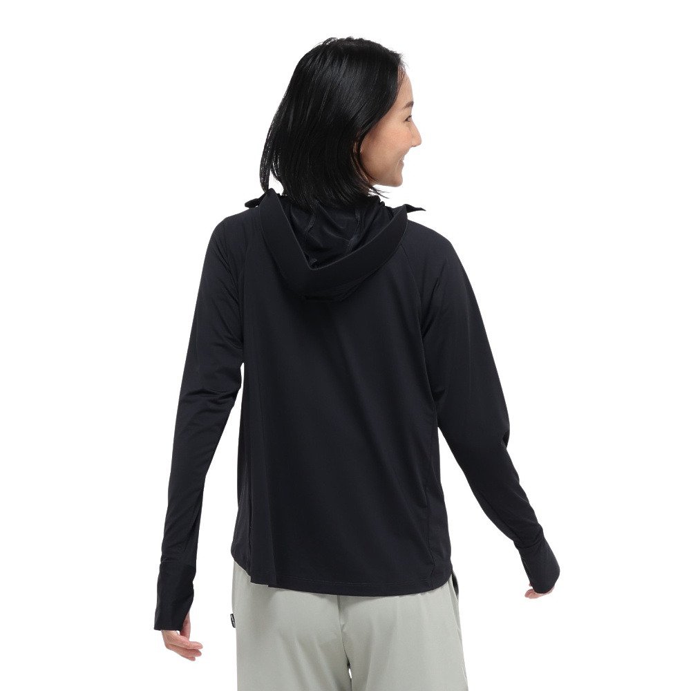 オーシャンパシフィック（Ocean Pacific）（レディース）ラッシュガード SNCツバ付き 長袖ジップパーカー 526457BK