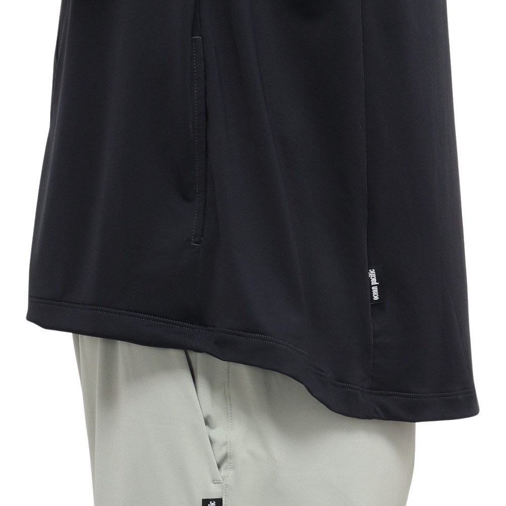 オーシャンパシフィック（Ocean Pacific）（レディース）ラッシュガード SNCツバ付き 長袖ジップパーカー 526457BK