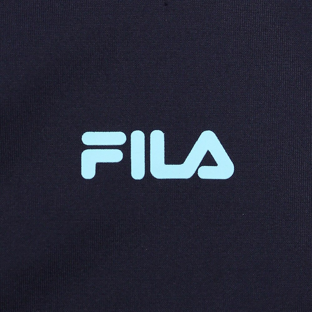 フィラ（FILA）（キッズ）スクール水着 ラッシュガード 長袖 フードなし 子供 男の子 女の子 UVカット 紫外線対策 128202NSA 150 160 180