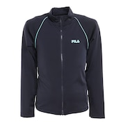 フィラ（FILA）（キッズ）ジュニア ラッシュガード スクール水着 ジップ 長袖 128202NSA 