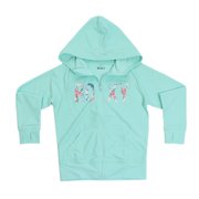 女の子 キッズ 無地ジップ ラッシュガード Pnk オーシャンパシフィック ヴィクトリア