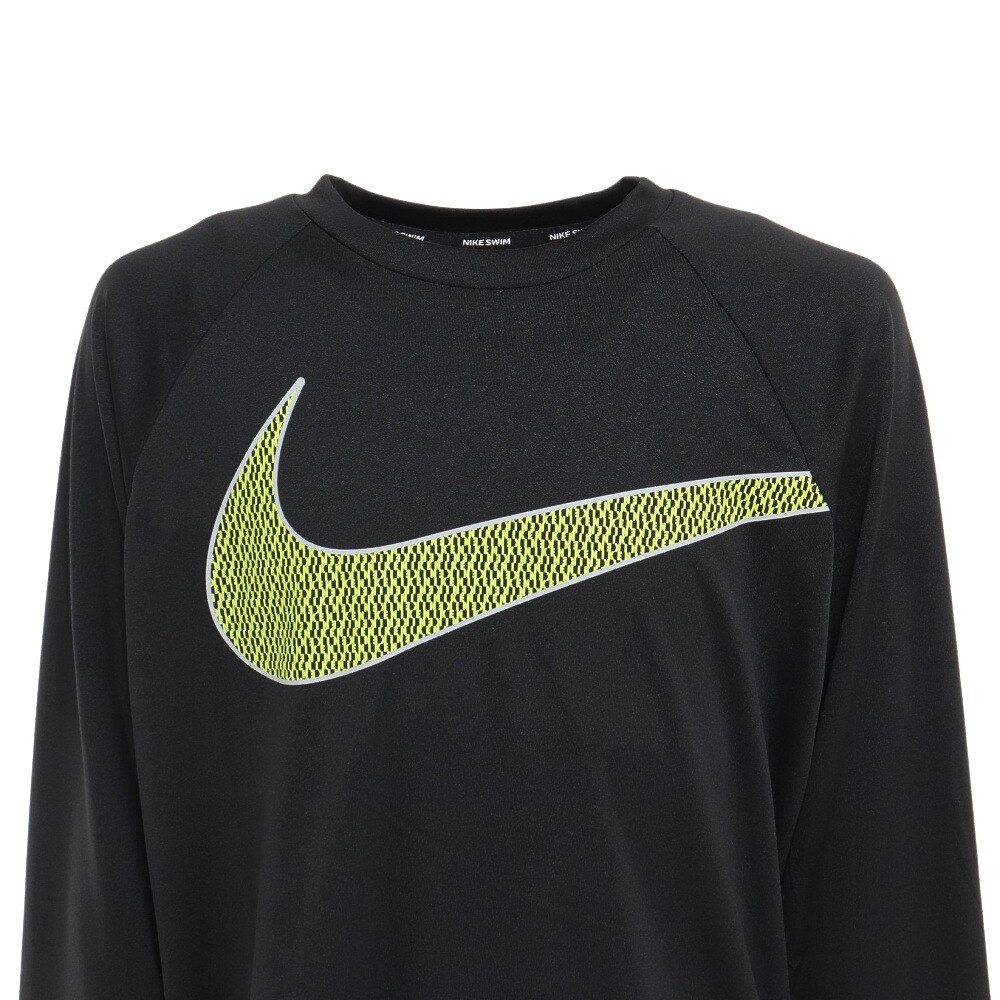 ナイキ（NIKE）（キッズ）ラッシュガード 長袖 子供 ジュニア ボーイズ UVカット UPF40+ 紫外線対策 NESSC837 1991052-09 130