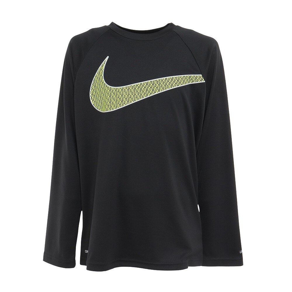 ナイキ（NIKE）（キッズ）ラッシュガード 長袖 子供 ジュニア ボーイズ UVカット UPF40+ 紫外線対策 NESSC837 1991052-09 130