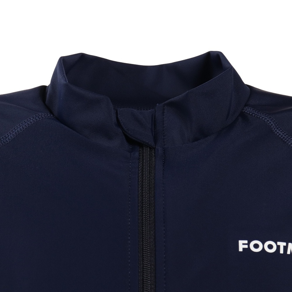 フットマーク（FOOTMARK）（キッズ）ジュニア スクール水着 ラッシュガード 長袖 パーカー 0242305NVY ネイビー