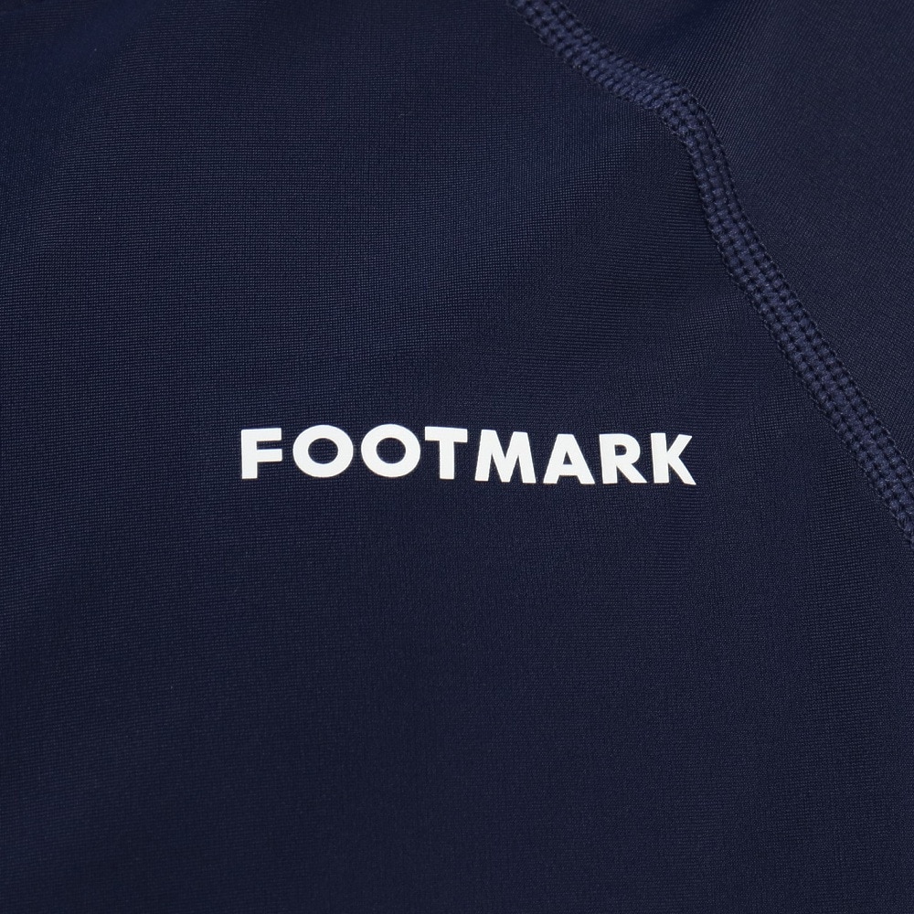 フットマーク（FOOTMARK）（キッズ）ジュニア スクール水着 ラッシュガード 長袖 パーカー 0242305NVY ネイビー