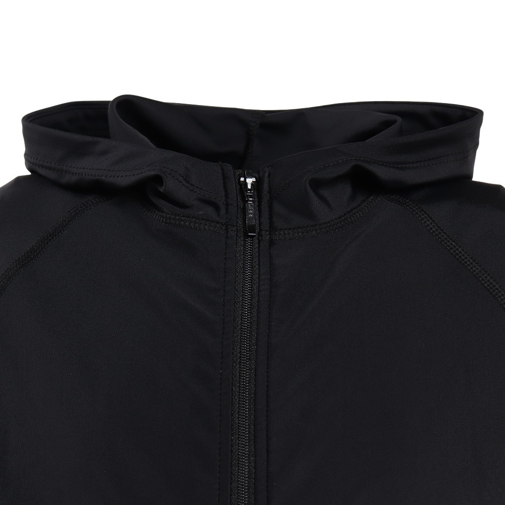 フットマーク（FOOTMARK）（キッズ）ジュニア 水着 ラッシュガード 長袖 パーカー 0242306BLK ブラック