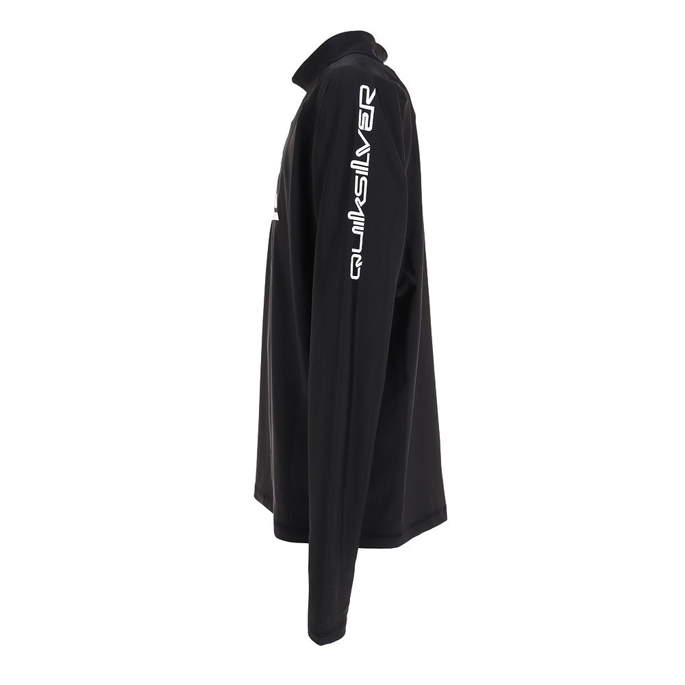 クイックシルバー（Quiksilver）（キッズ）ジュニア スクール水着 ラッシュガード 長袖 ALL TIME LR YOUTH 23SP KLY231021 BLK ブラック