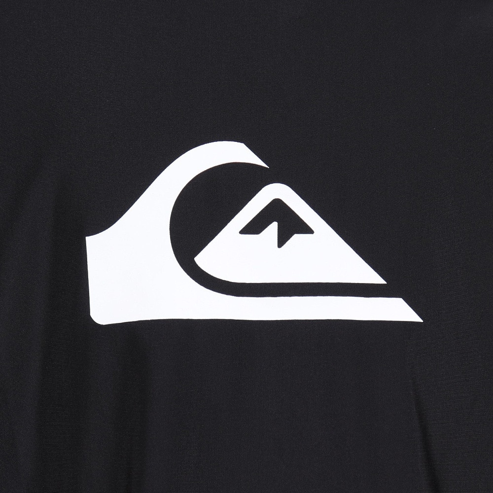 クイックシルバー（Quiksilver）（キッズ）ジュニア スクール水着 ラッシュガード 長袖 ALL TIME LR YOUTH 23SP KLY231021 BLK ブラック