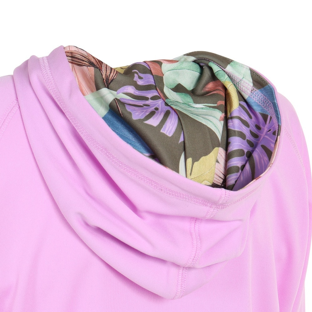 ロキシー（ROXY）（キッズ）UV カット 速乾 長袖 パーカー ラッシュ MINI MERMAID TLY231106LIL ライラック