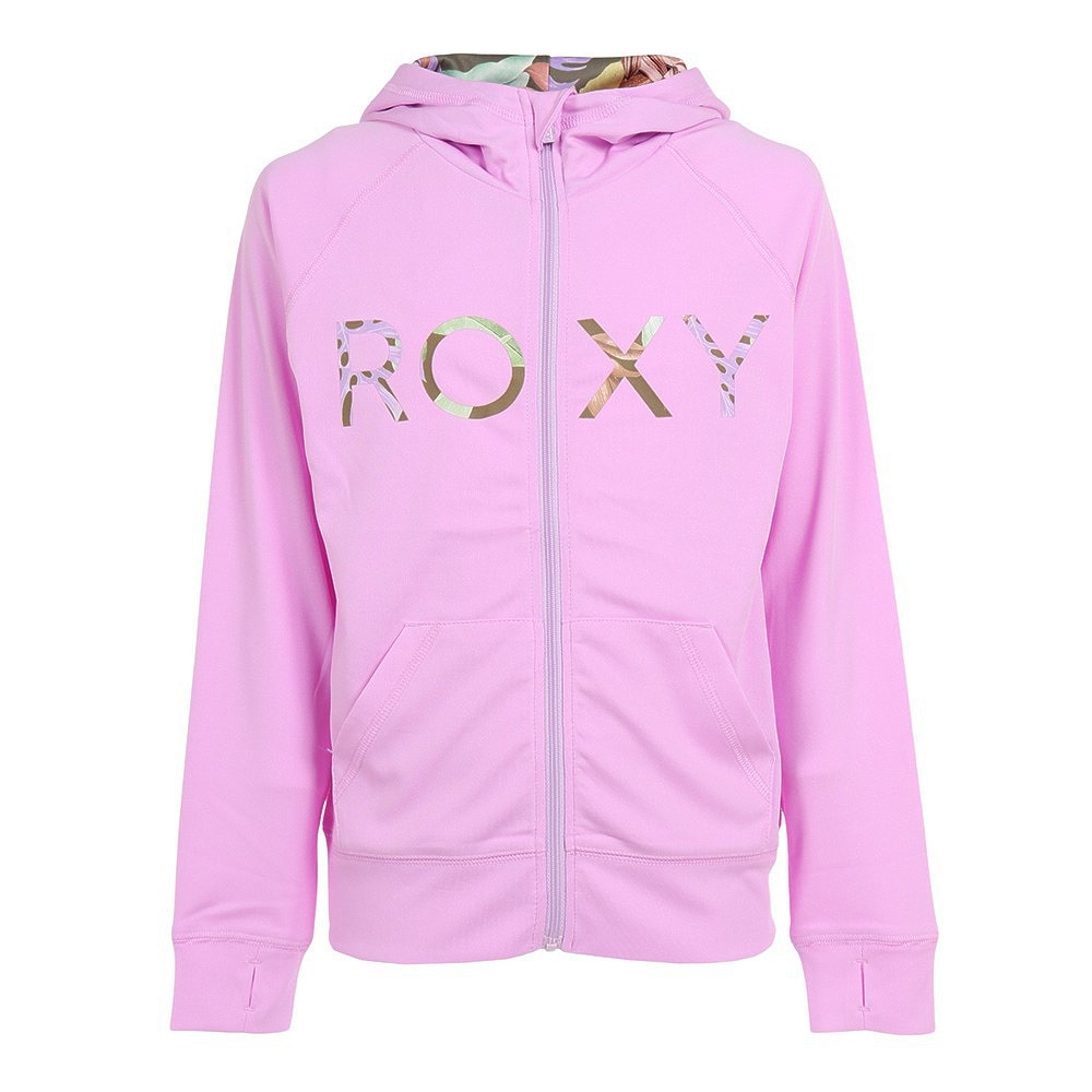 ロキシー（ROXY）（キッズ）UV カット 速乾 長袖 パーカー ラッシュ MINI MERMAID TLY231106LIL ライラック