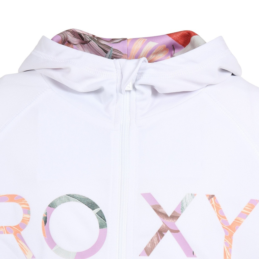 ロキシー（ROXY）（キッズ）水着 ラッシュガード 長袖 パーカー