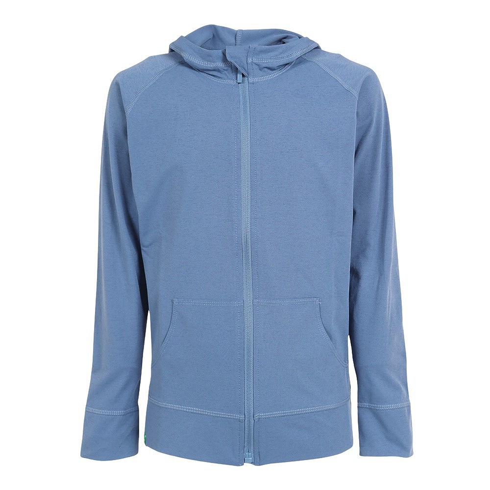 フットマーク（FOOTMARK）（キッズ）ジュニア 水着 ラッシュガード 長袖 パーカー FOOTMARKNATURAL 3100134-19 ブルー