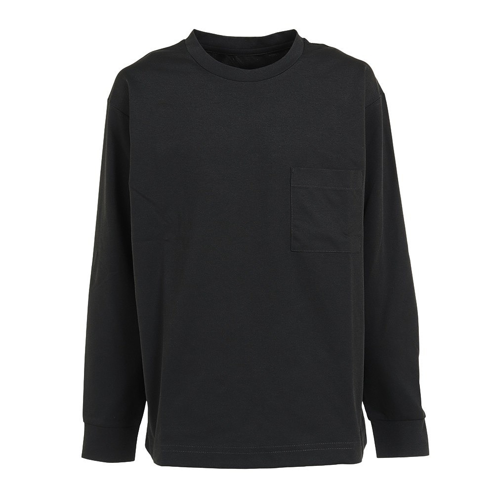 フットマーク（FOOTMARK）（キッズ）ジュニア ラッシュガード 長袖 プルオーバー FOOTMARKNATURAL 3100230-09 ブラック