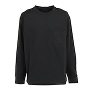 (キッズ)ジュニア ラッシュガード 長袖 プルオーバー FOOTMARKNATURAL 3100230-09 ブラック