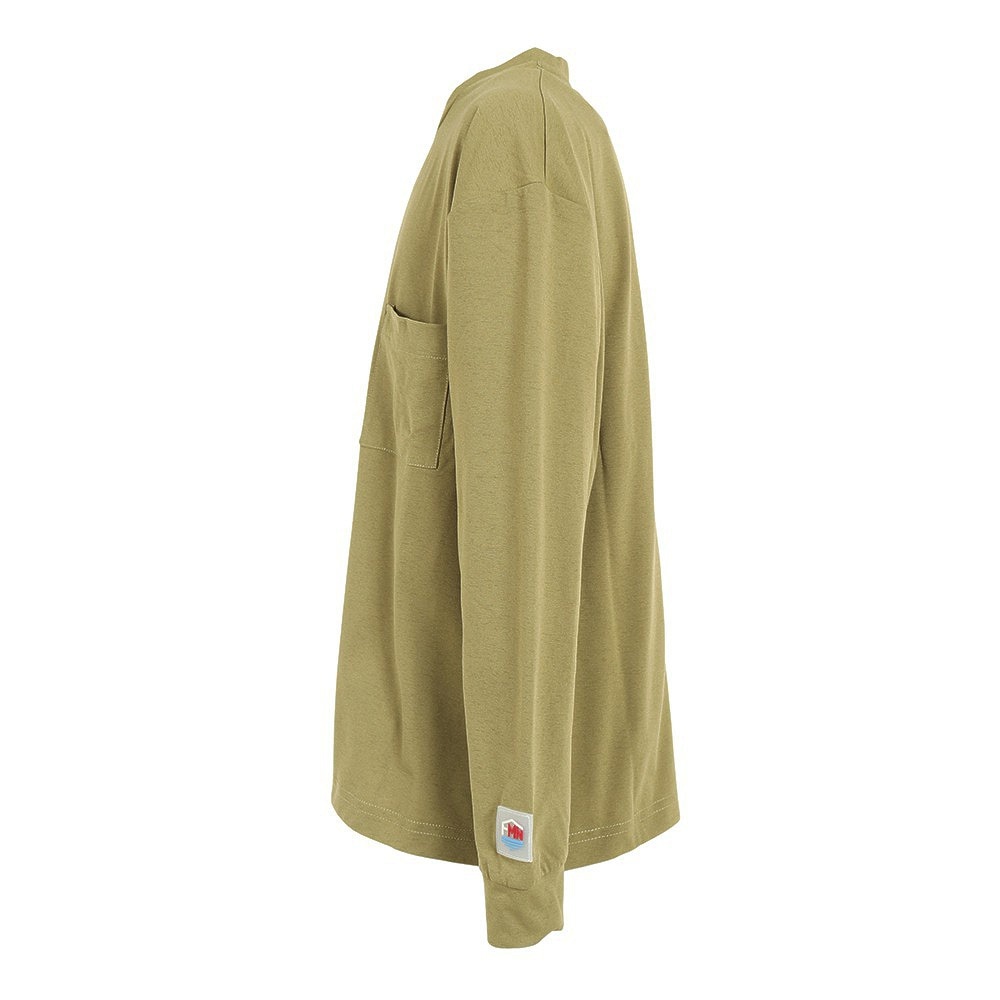 フットマーク（FOOTMARK）（キッズ）ジュニア ラッシュガード 長袖 プルオーバー FOOTMARKNATURAL 3100230-244 オリーブ