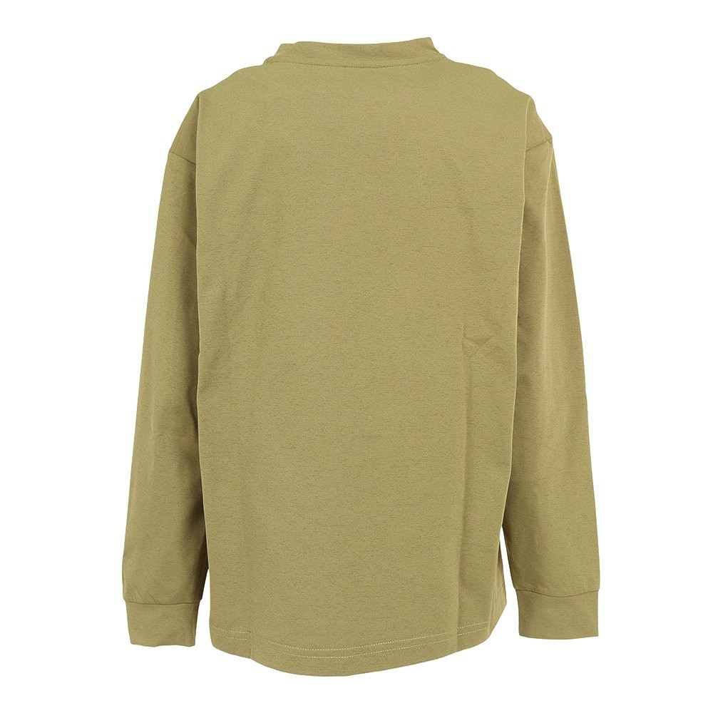 フットマーク（FOOTMARK）（キッズ）ジュニア ラッシュガード 長袖 プルオーバー FOOTMARKNATURAL 3100230-244 オリーブ