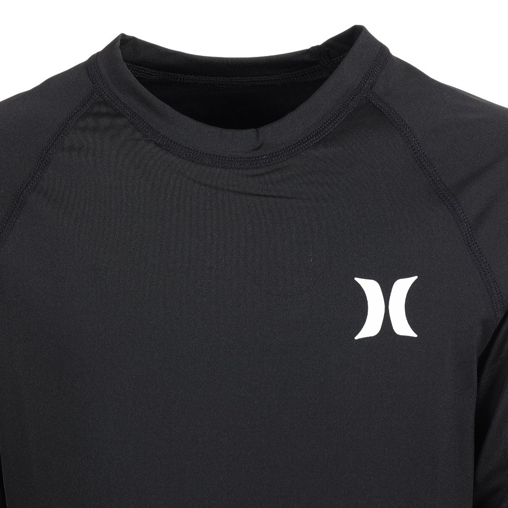 ハーレー（HURLEY）（キッズ）ジュニア ラッシュガード 長袖 UPF50+ Pro Light Top 22 AO2118-010 ブラック 135 145 155