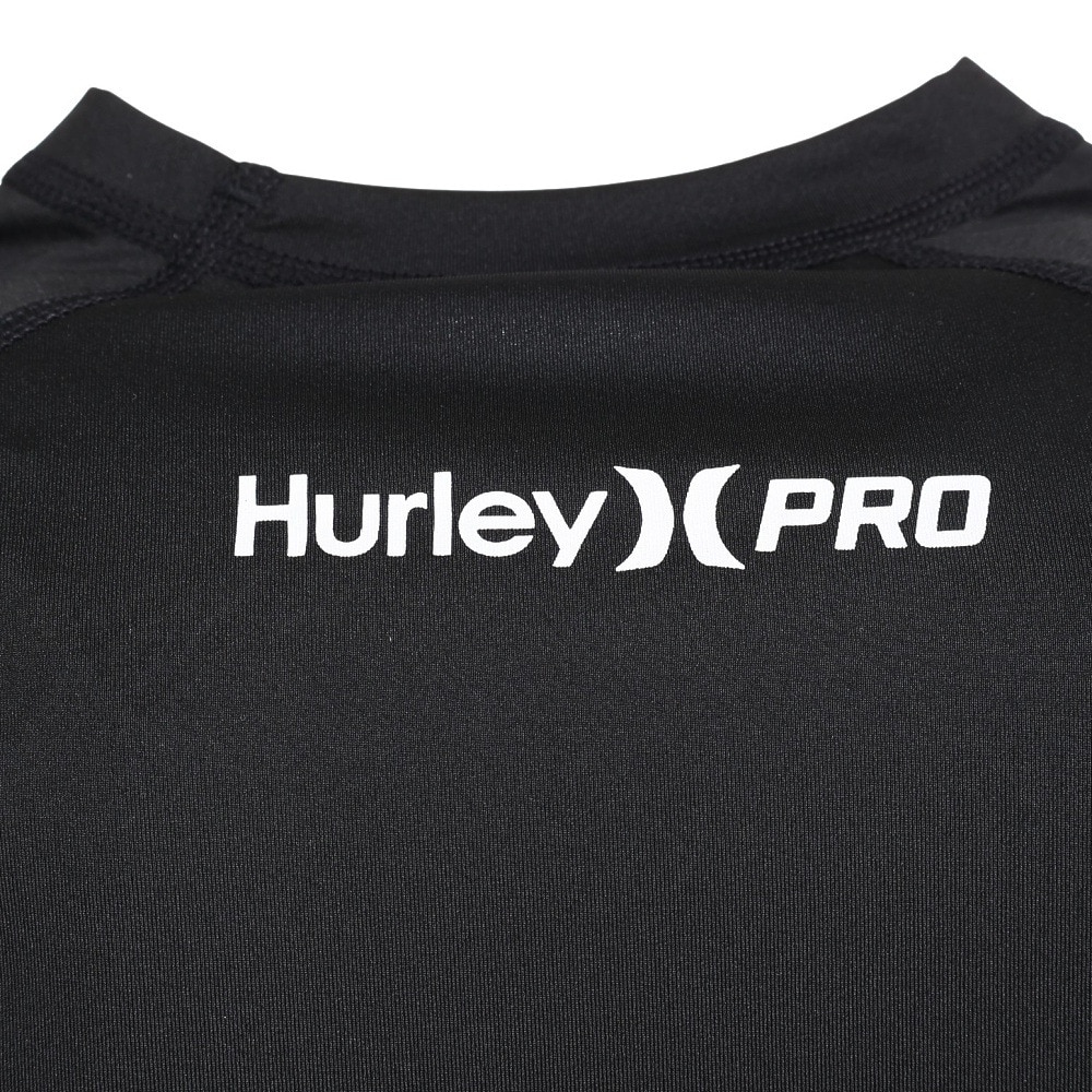 ハーレー（HURLEY）（キッズ）ジュニア ラッシュガード 長袖 UPF50+ Pro Light Top 22 AO2118-010 ブラック 135 145 155