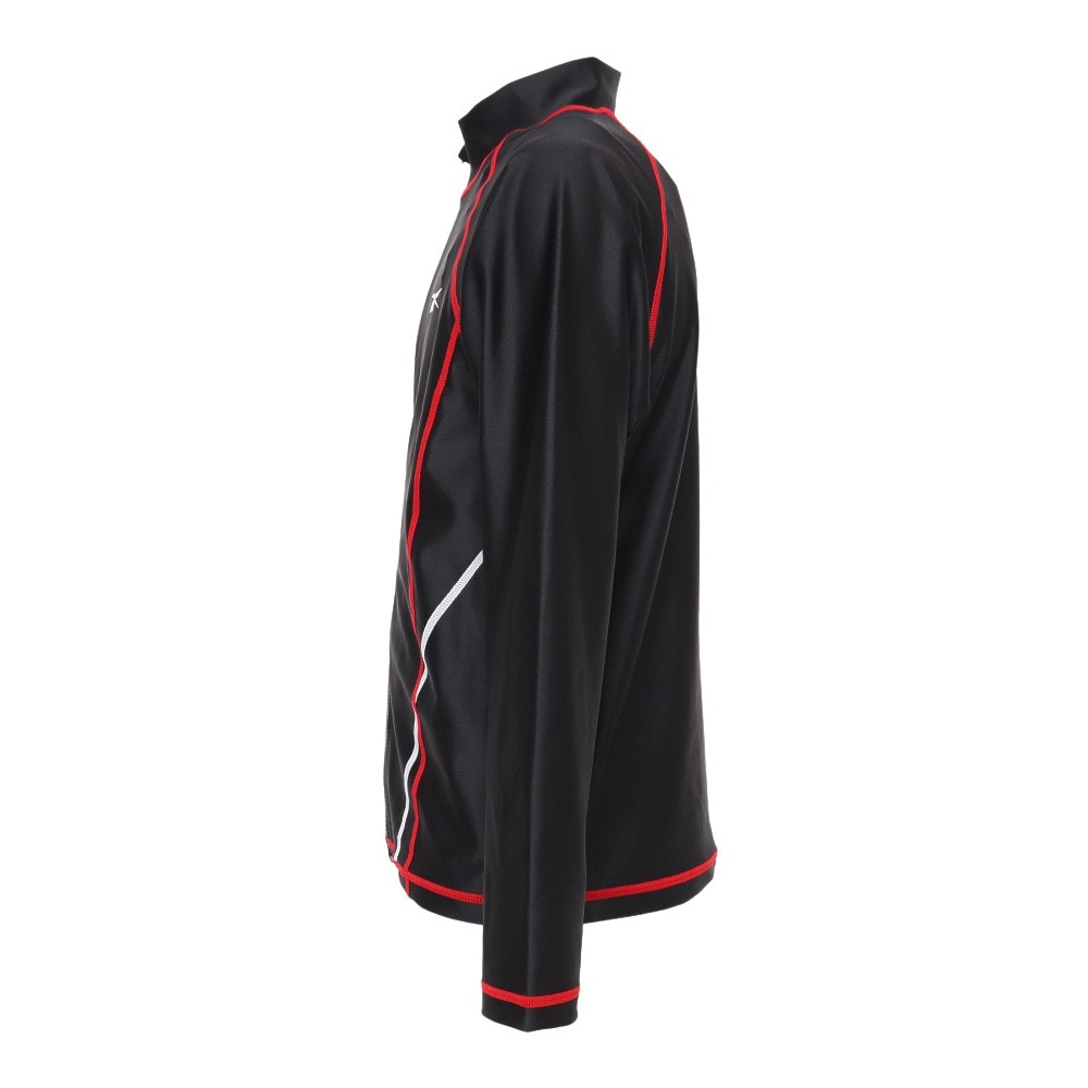 リーボック（REEBOK）（キッズ）ジュニア スクール水着 ラッシュガード 長袖 パーカー 123204BK ブラック