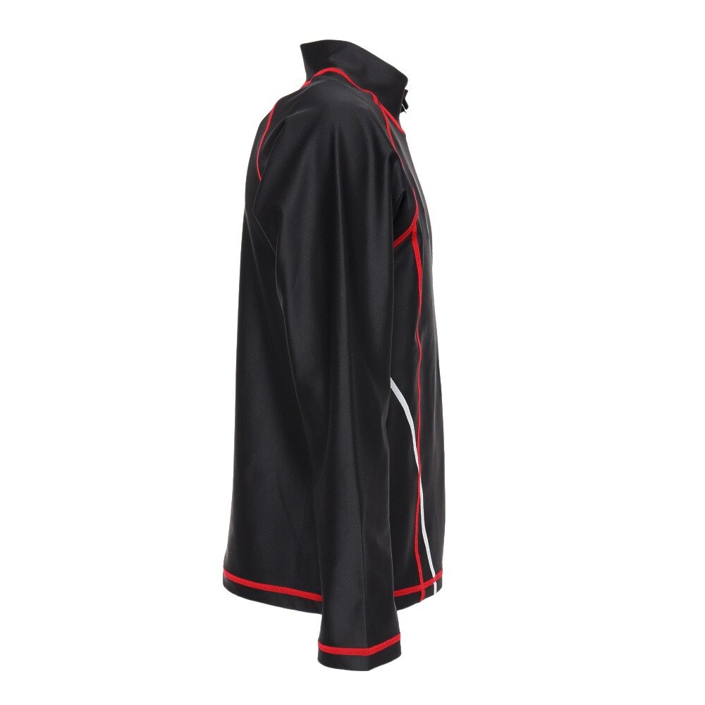 リーボック（REEBOK）（キッズ）ジュニア スクール水着 ラッシュガード 長袖 パーカー 123204BK ブラック