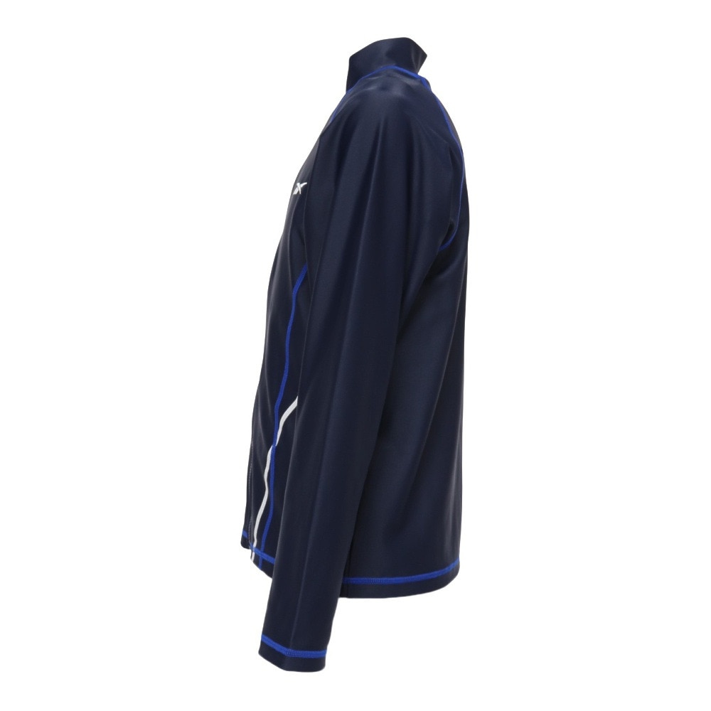 リーボック（REEBOK）（キッズ）ジュニア スクール水着 ラッシュガード 長袖 パーカー 123204NV ネイビー