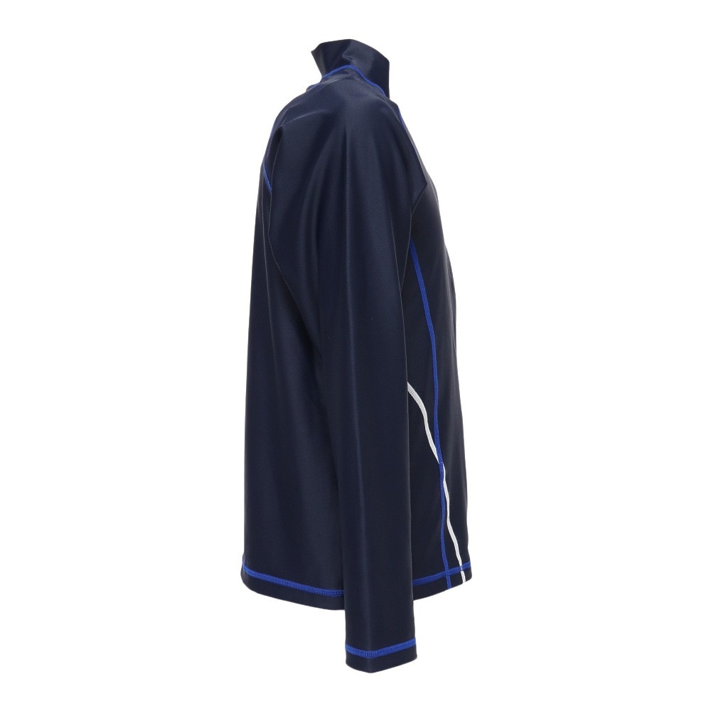 リーボック（REEBOK）（キッズ）ジュニア スクール水着 ラッシュガード 長袖 パーカー 123204NV ネイビー
