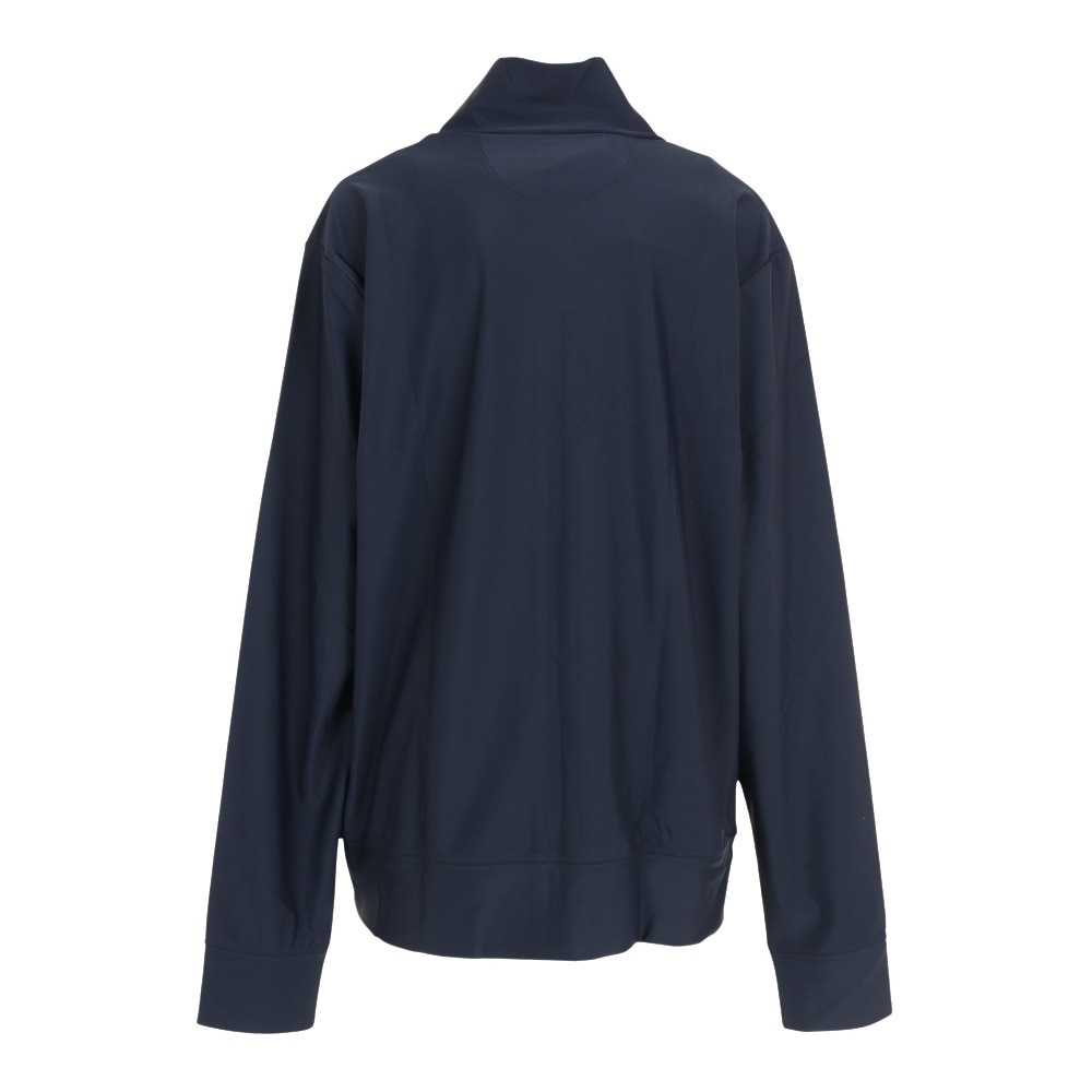 クイックシルバー（Quiksilver）（キッズ）ジュニア スクール水着 ラッシュガード 長袖 パーカー COMP LOGO STAND ZIP 23SUKLY232601YNVY ネイビー