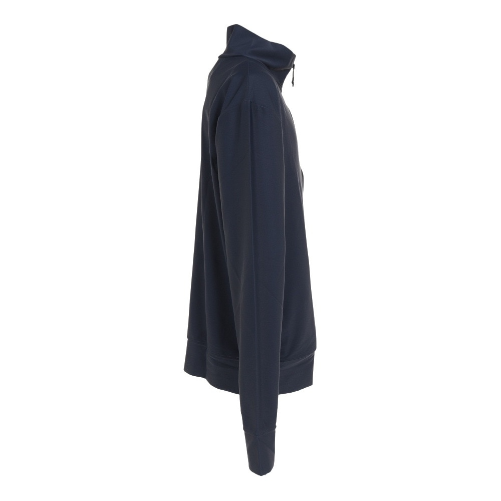 クイックシルバー（Quiksilver）（キッズ）ジュニア スクール水着 ラッシュガード 長袖 パーカー COMP LOGO STAND ZIP 23SUKLY232601YNVY ネイビー