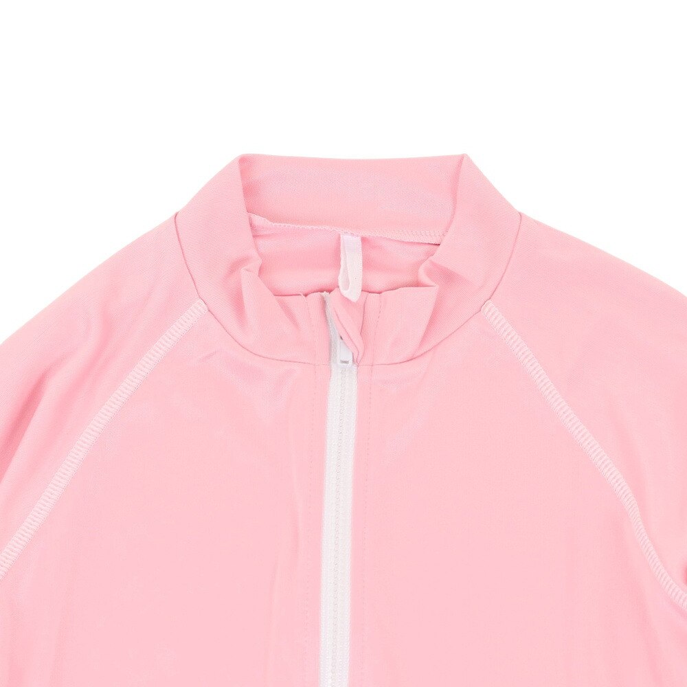 ピコルナ（picoluna）（キッズ）水着 ラッシュガード 長袖 フードなし 子供 ジュニア UVカット 紫外線対策 速乾 3234029PK
