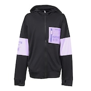 (キッズ)ジュニア 長袖 PKL 胸ポケット ラッシュガード 33250466BK