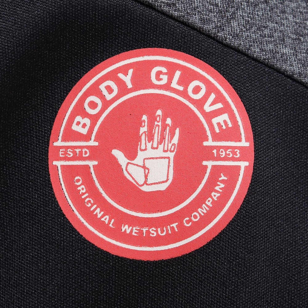 ボディグローブ（BODY GLOVE）（キッズ）水着 ラッシュガード 長袖 パーカー 子供 ジュニア UVカット 紫外線対策 37250453BK