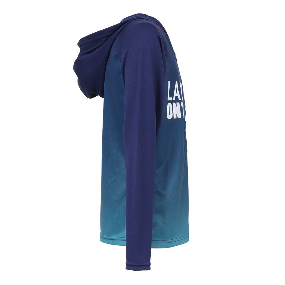 LARKiNS（LARKiNS）（キッズ）ジュニア ラッシュガード 長袖 グラデラッシュパーカー 37251473NV