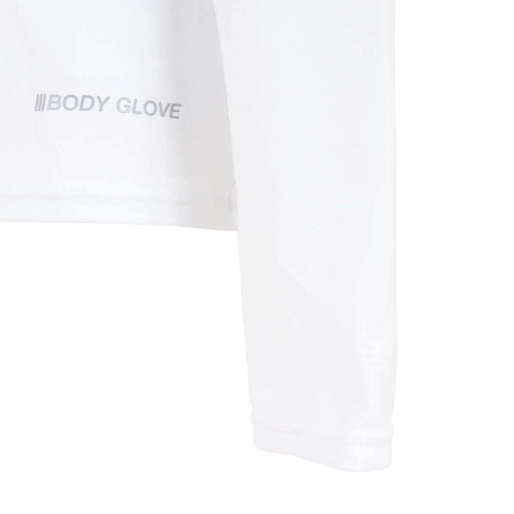 ボディグローブ（BODY GLOVE）（キッズ）水着 ラッシュガード 長袖 ジュニア 子供 男の子 UVカット 紫外線対策 7334118WH