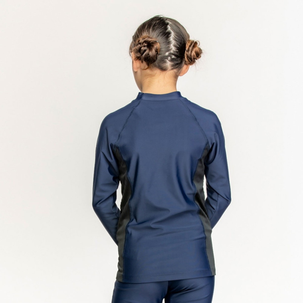 ナイキ（NIKE）（キッズ）ジュニア ラッシュガード ガールズ 女の子 長袖 ハイドロガード 120～170cm 1991084-008