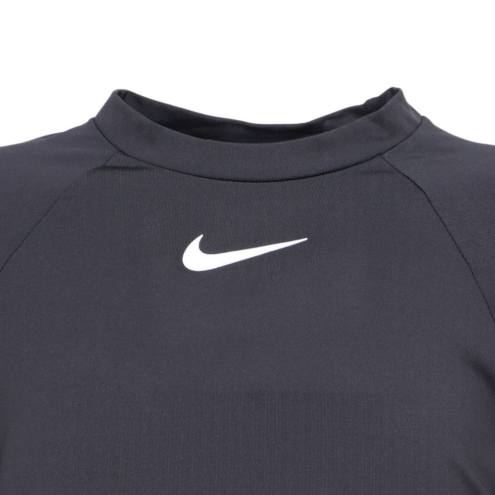 ナイキ（NIKE）（キッズ）UPF40+ 速乾 ラッシュガード スウッシュ 長袖 ハイドロガード 130～160cm NESSE739-N001