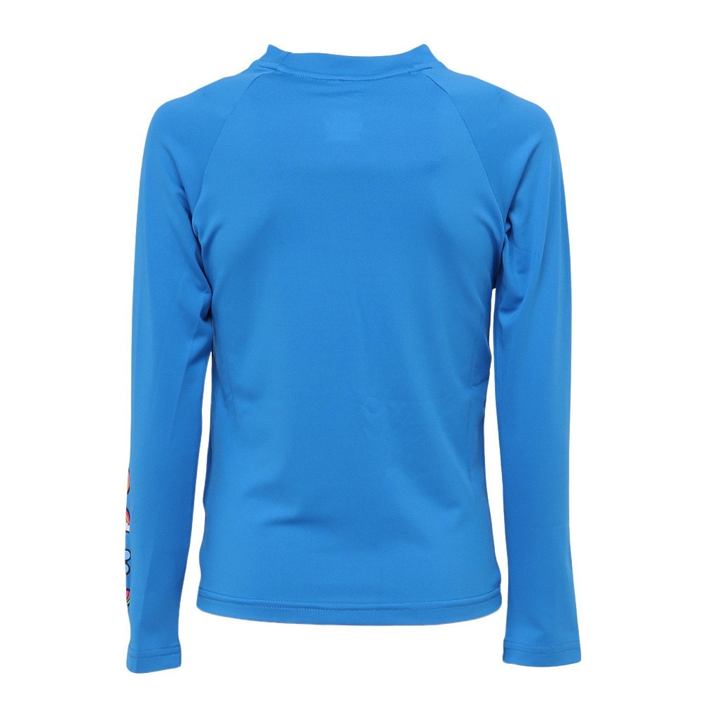 ナイキ（NIKE）（キッズ）ジュニア ラッシュガード スウッシュ長袖ハイドロガード 130～160cm UVカット NESSE739-N458