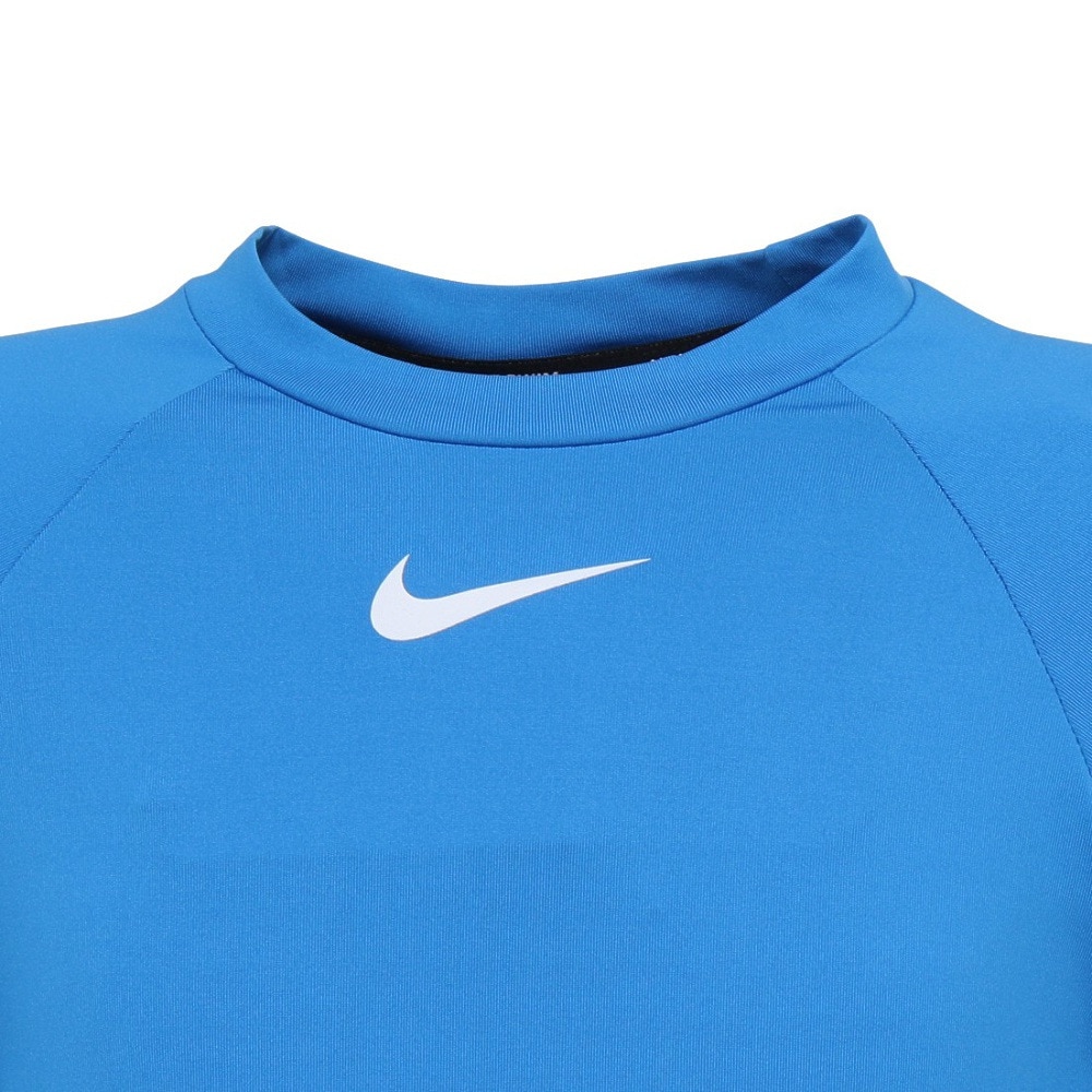 ナイキ（NIKE）（キッズ）ジュニア ラッシュガード スウッシュ長袖ハイドロガード 130～160cm UVカット NESSE739-N458