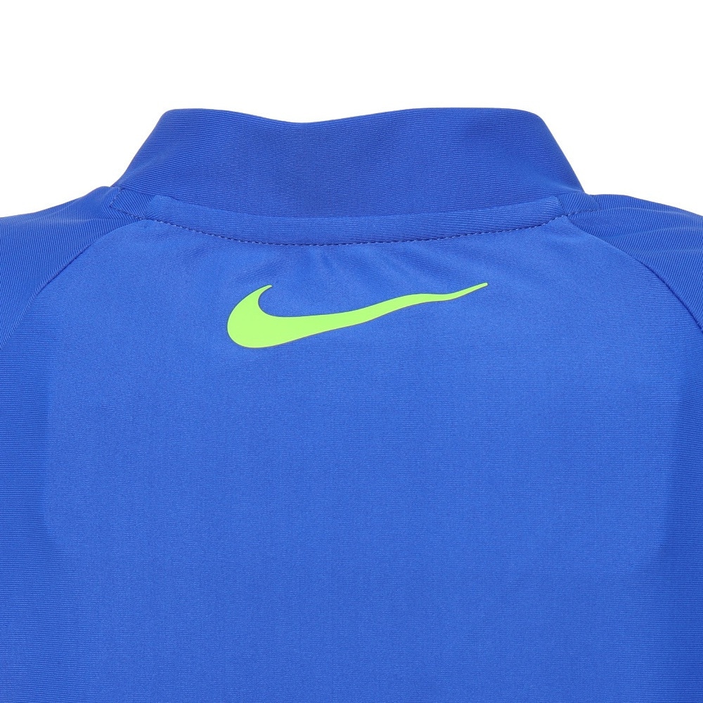 ナイキ（NIKE）（キッズ）ジュニア ラッシュガード 長袖 UVカット 速乾 3Dスウッシュ長袖ジップハイドロガード 130～160cm NESSE829-N494