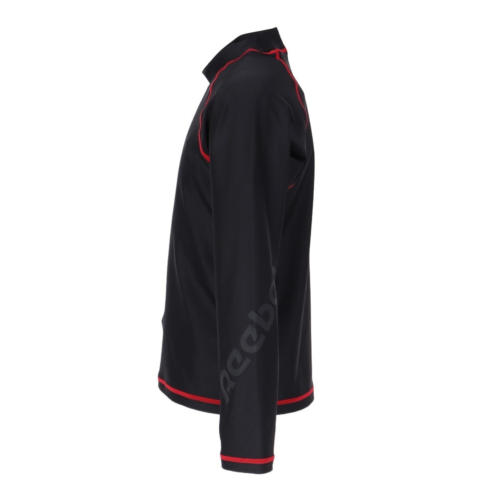 リーボック（REEBOK）（キッズ）ラッシュガード 長袖 水着 UVカット 123205BK