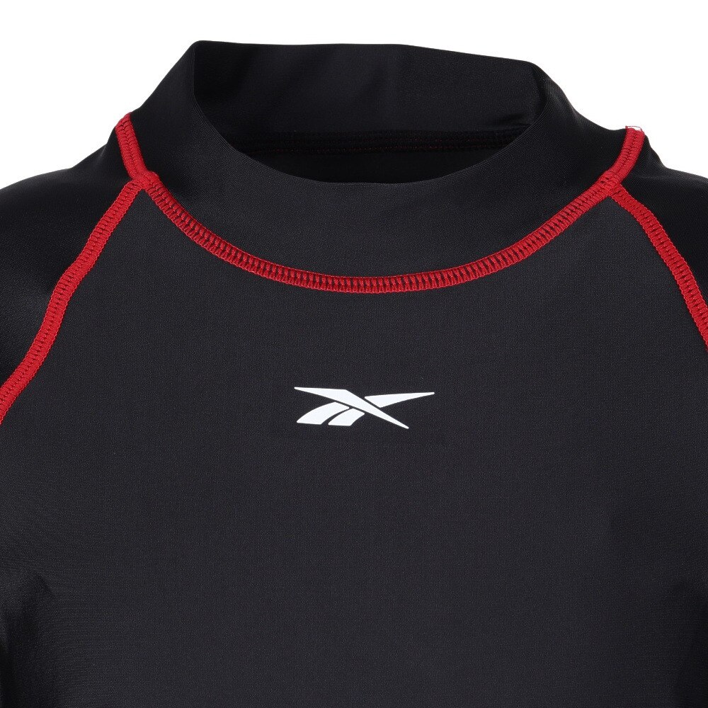 リーボック（REEBOK）（キッズ）ラッシュガード 長袖 水着 UVカット 123205BK