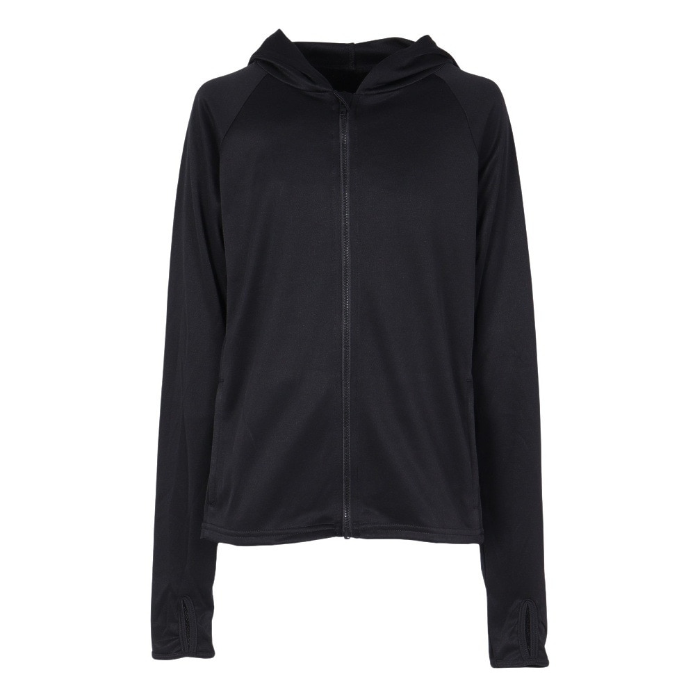 ニッキー キッズ（NIKKI KIDS）（キッズ）ジュニア ラッシュガード 長袖 無地 パーカー UVカット STAR OF LIFE 124930BK