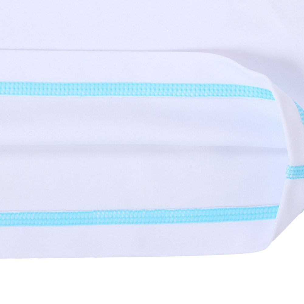 ラスティ（RUSTY）（キッズ）ラッシュガード 長袖 ジュニア ガールズ スイミング 962463-WHT