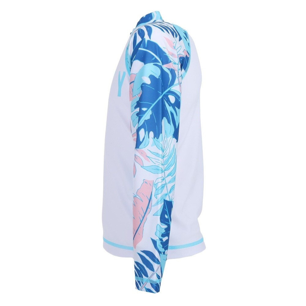 ラスティ（RUSTY）（キッズ）ラッシュガード 長袖 ジュニア ガールズ スイミング 962463-WHT