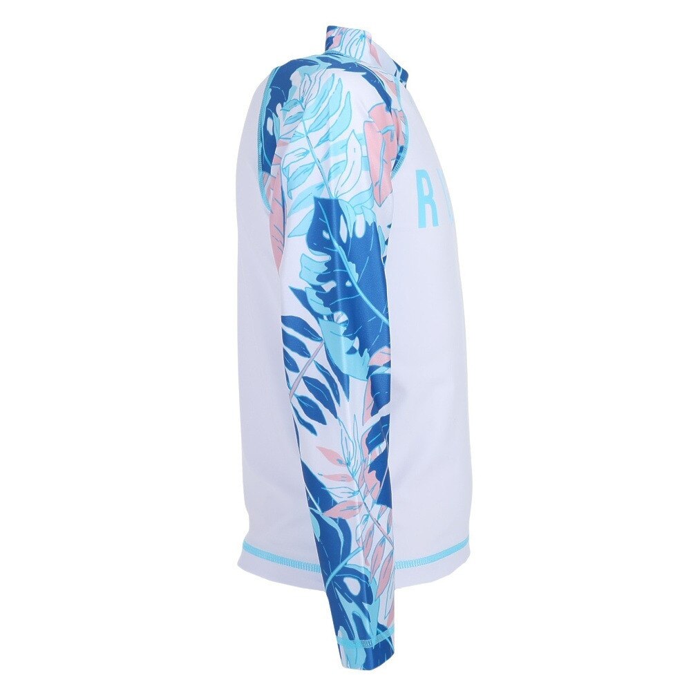 ラスティ（RUSTY）（キッズ）ラッシュガード 長袖 ジュニア ガールズ スイミング 962463-WHT