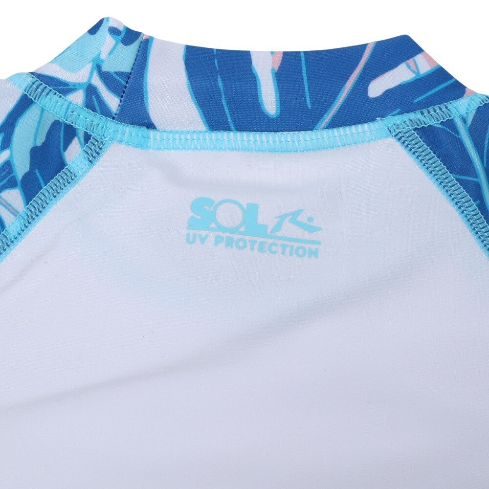 ラスティ（RUSTY）（キッズ）ラッシュガード 長袖 ジュニア ガールズ スイミング 962463-WHT