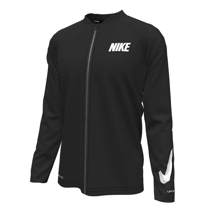 ナイキ（NIKE）（キッズ）3Dスウッシュ長袖ジップハイドロガード NESSE829-N001