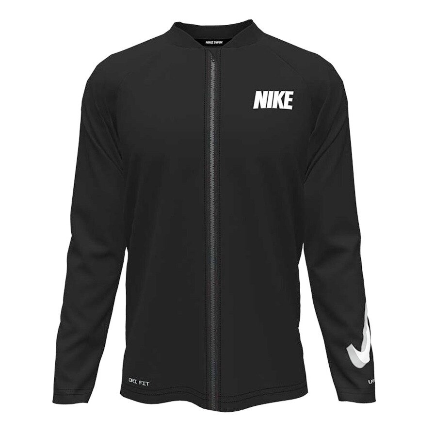 ナイキ（NIKE）（キッズ）3Dスウッシュ長袖ジップハイドロガード NESSE829-N001